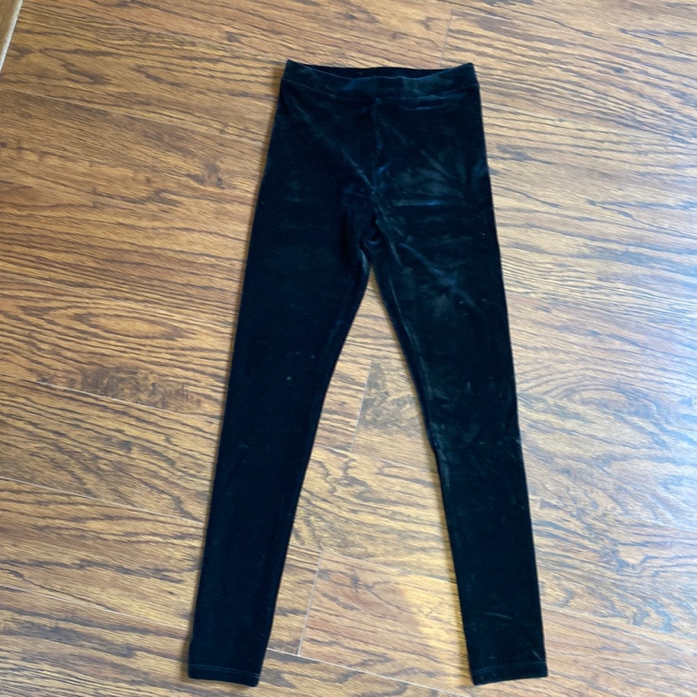 Crewcuts Black Velvet Leggings, Size 10, New with Tag